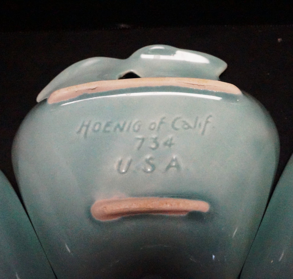 Hoenig of California 734 Green Apple Lazy Susan Relish Dishes Set of 6