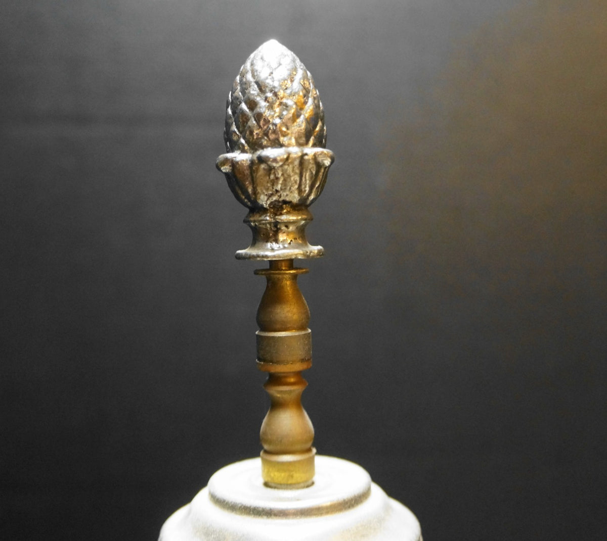 Baccarat Style Crystal Heavy Swirl Urn Style Table Lamp 1940s