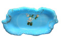 Dithridge EAPG Victorian Opaline Blue Milk Glass Dresser Vanity Tray