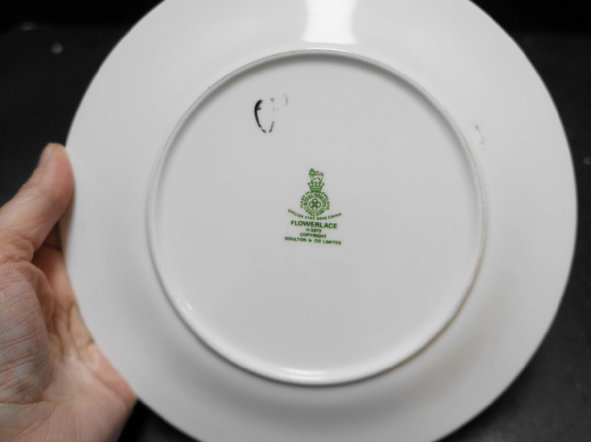 Royal Doulton Flowerlace Salad Plates Set of 3