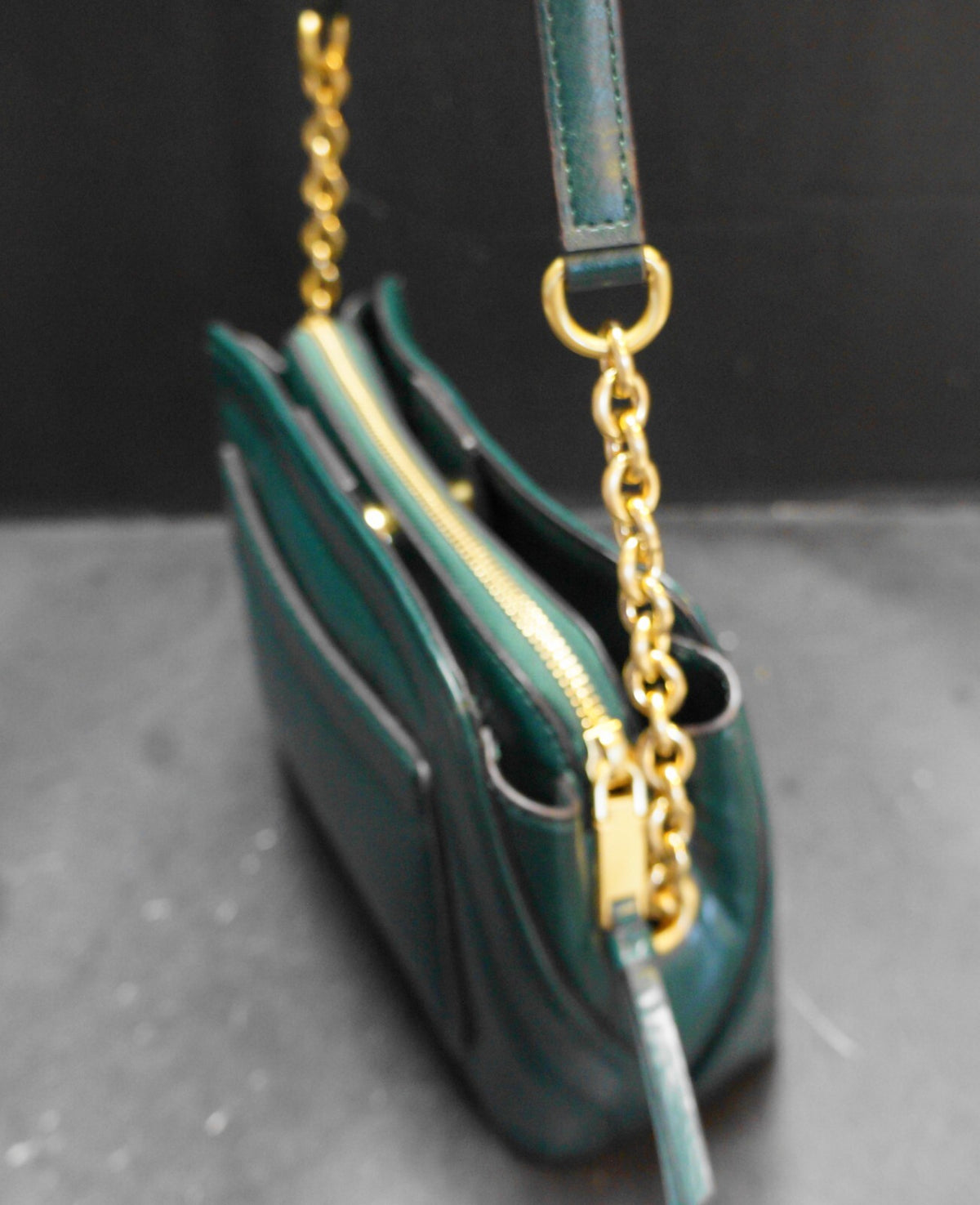 Calvin Klein Dark Hunter Green Crossbody Purse