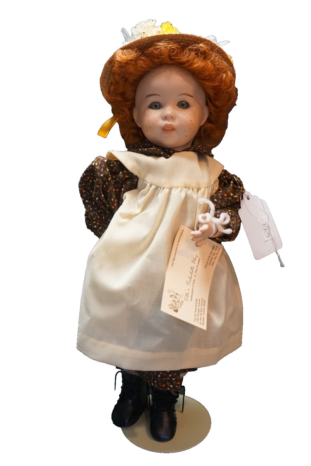 Anne of Green Gables Porcelain Artist Doll Vintage Tillie's Tinkerbell Dolls