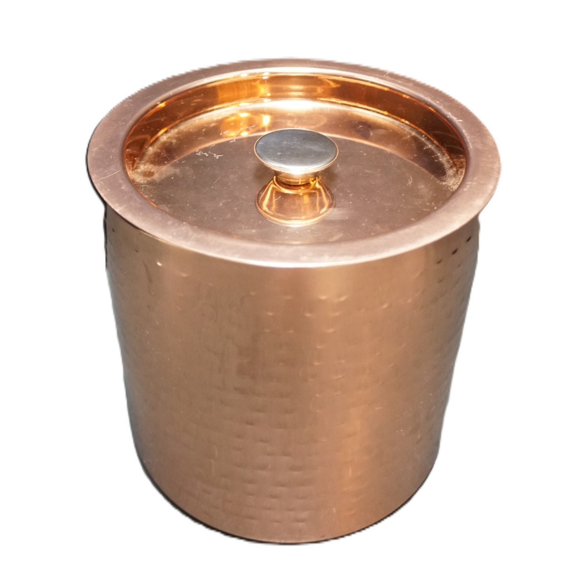 SOLD Pier 1 Hammered Copper Ice Bucket