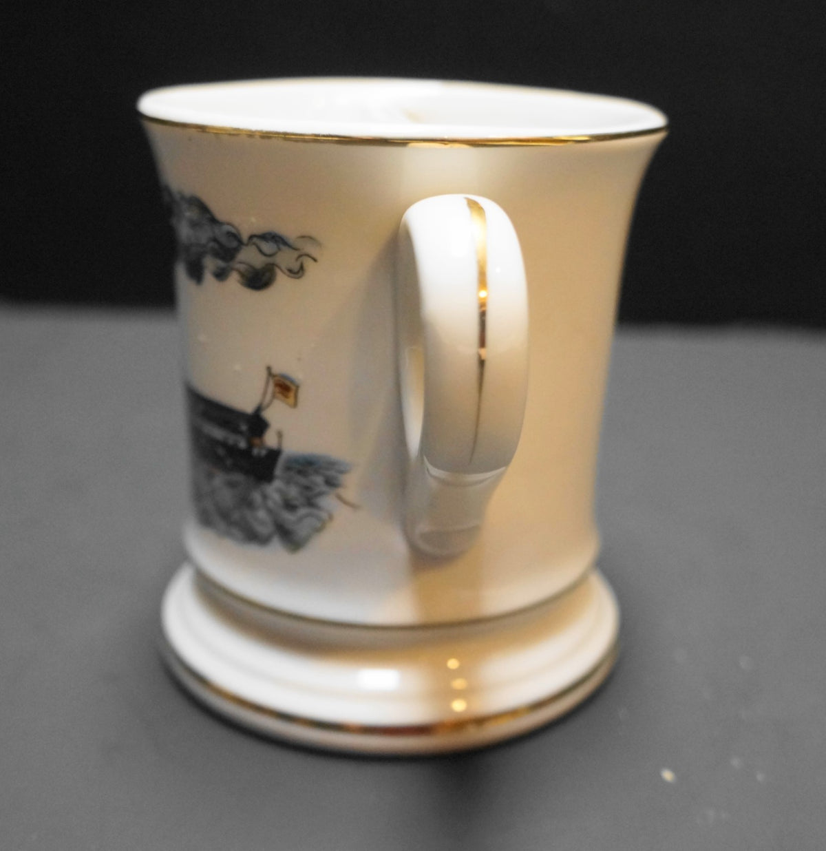 Knobler Mustache Cup Shaving Mug Steamboat Japan