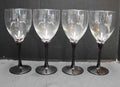 Libbey Domaine Purple Stems Water Goblets Set of 4
