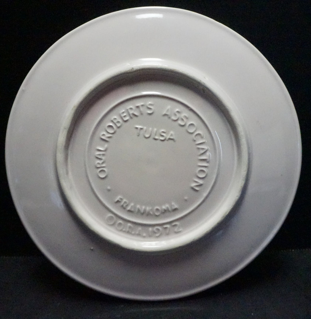 Frankoma Oral Roberts Assn Easter He is Not Here He is Risen Trivet 1972