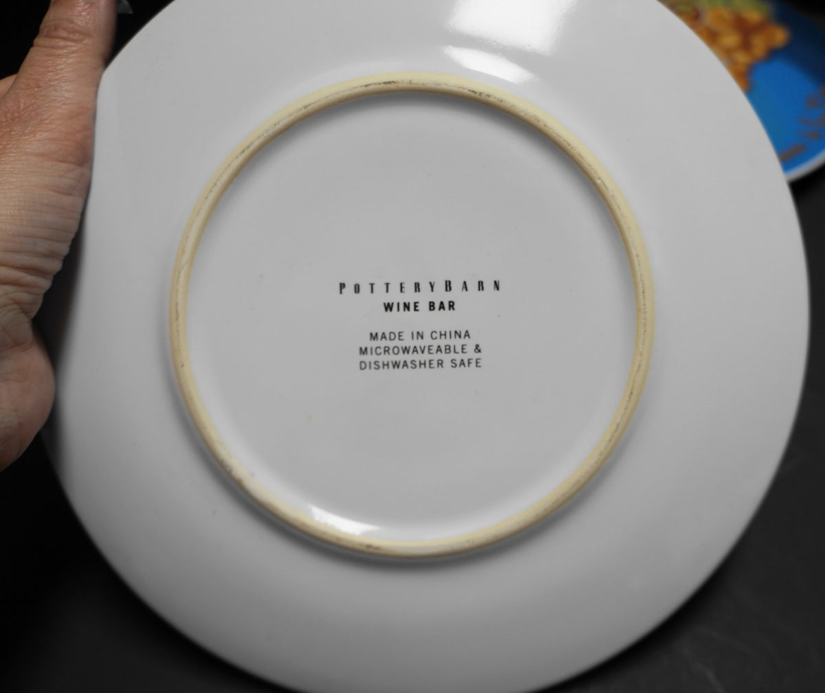 Pottery Barn Wine Bar Cocktail Side Plates Set of 4