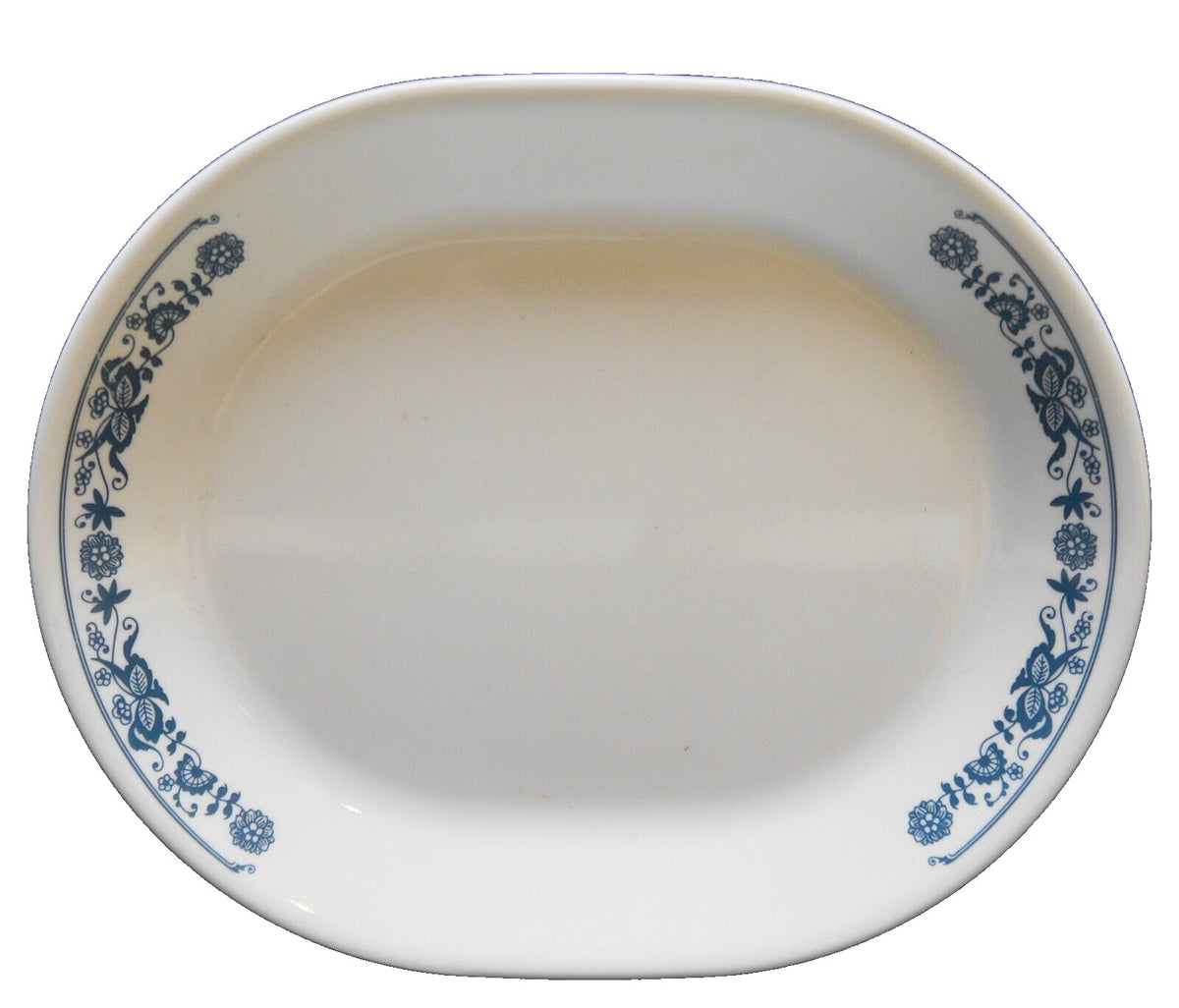 Corelle Blue Onion Oval Platter