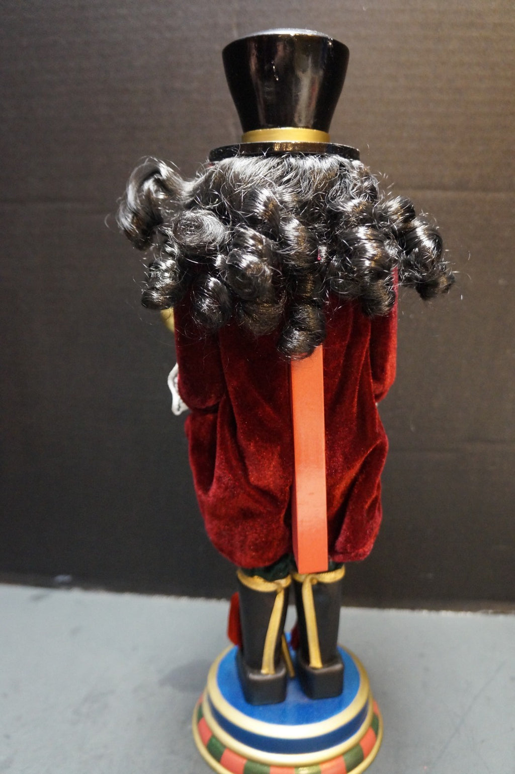 Pier 1 Nutcracker Top Hat Pocket Watch Cane Black Hair