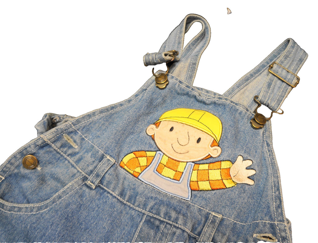 Vintage Bob the Builder 3T Toddler Denim Overalls