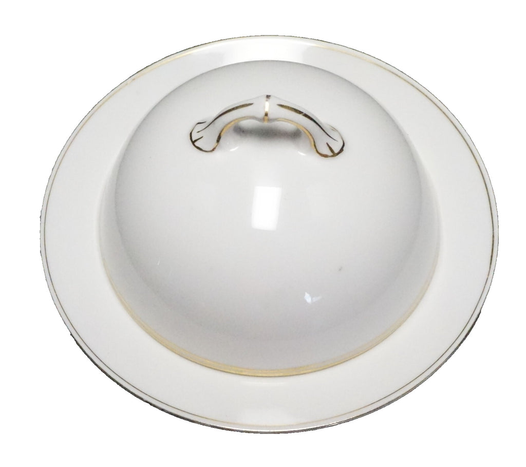 MZ Austria White Domed Cheese Butter Dish