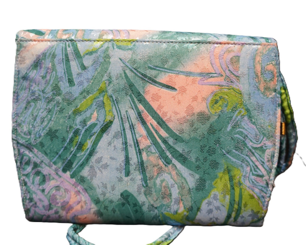Madeline Stuart Watercolor Print Jacquard Envelope Convertible Clutch Purse