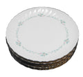 Syracuse Sweetheart 8 1/4" Salad Plates Set of 6 Silhouette Fine China