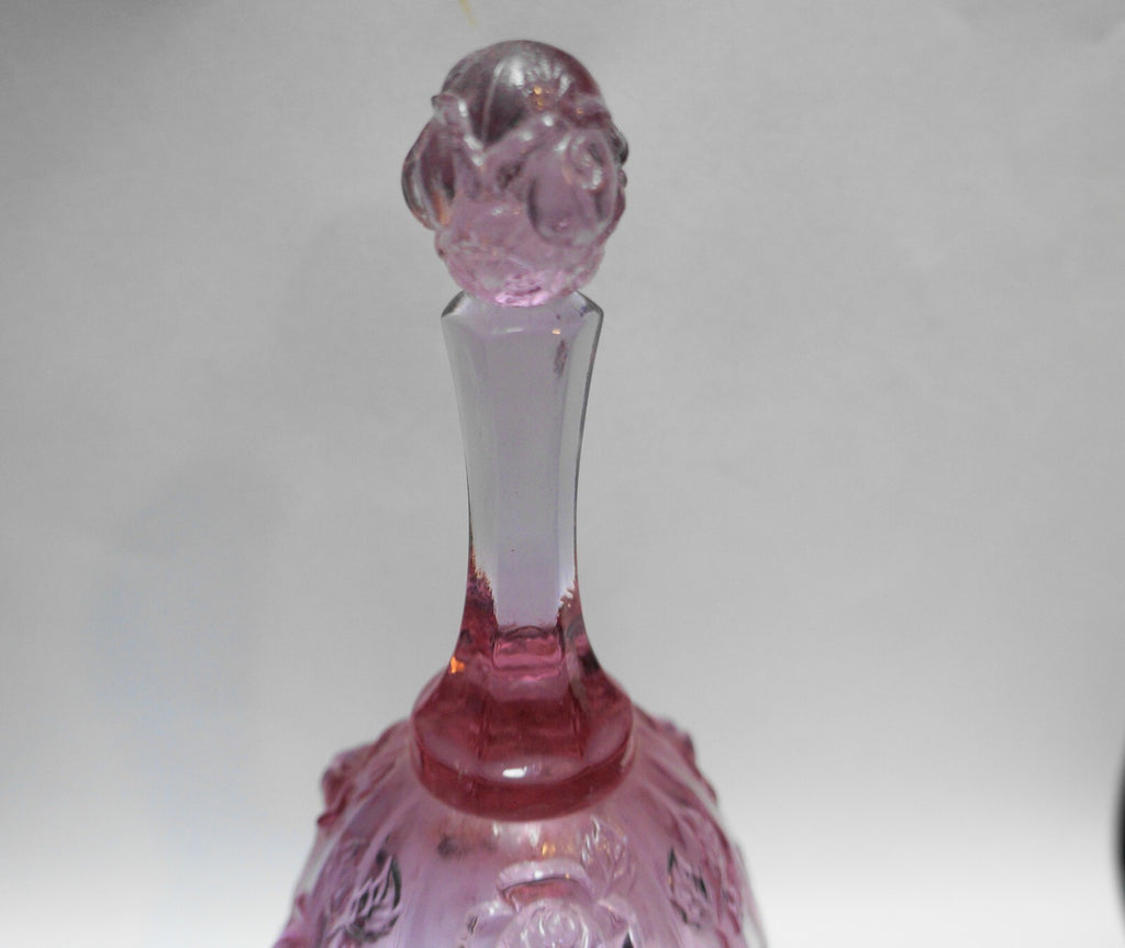 Fenton Colonial Pink Dusty Rose Bell Scalloped Rim