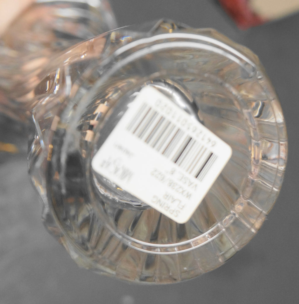 Mikasa Spring Flair Lead Crystal 8" Vase With Box