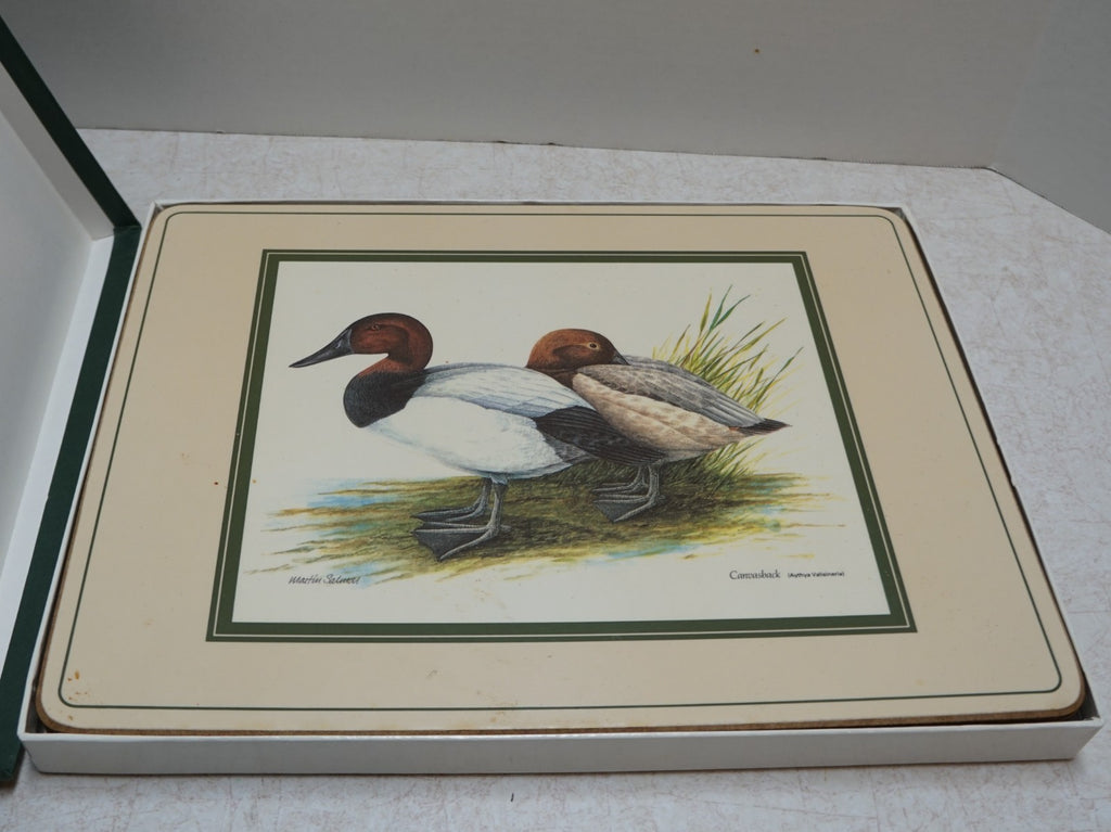 Royal Table Ducks Game Birds Cork Back Laminate Placemats England