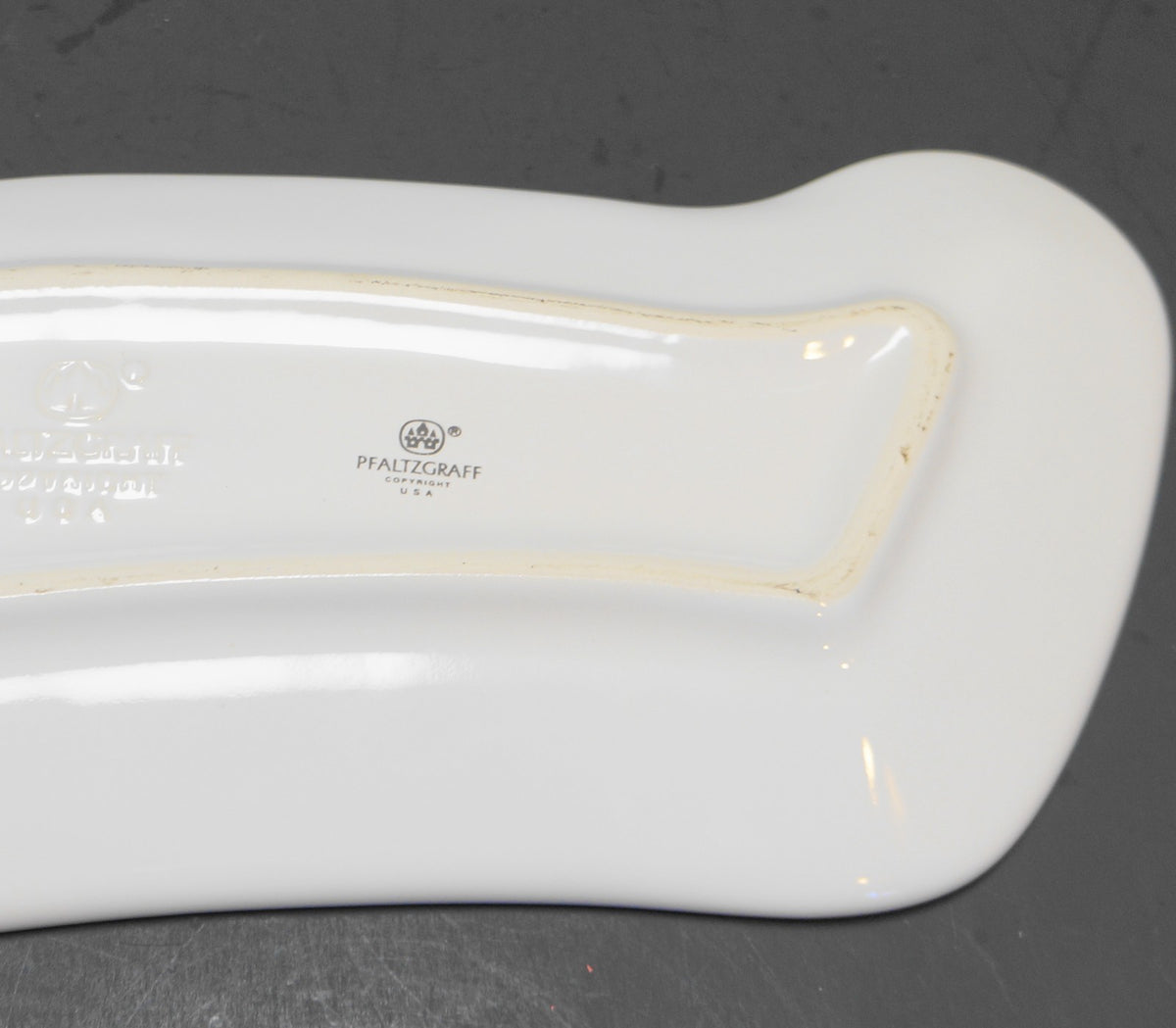 Pfaltzgraff Christmas Heritage Stocking Shaped Plate Tray 10 5/8 IN