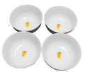 Rachael Ray Little Hoot Soup Cereal Bowls Set of 4 5 5/ 8"