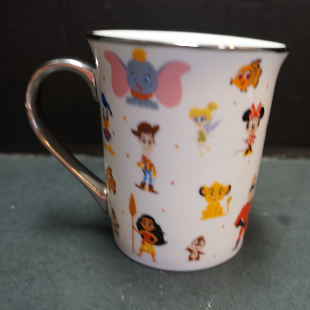 Disney Pixar 100 Multi-character Ceramic Mug Genuine Zrike Beautiful Porcelain
