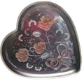 Mikasa Sweetheart Rose Pink Frosted Heart Crystal Tray