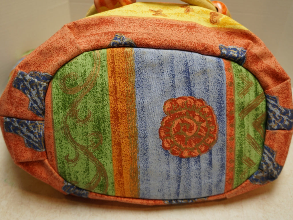 Sun 'n Sand Vintage 1990s Beach Bright Tote Bag