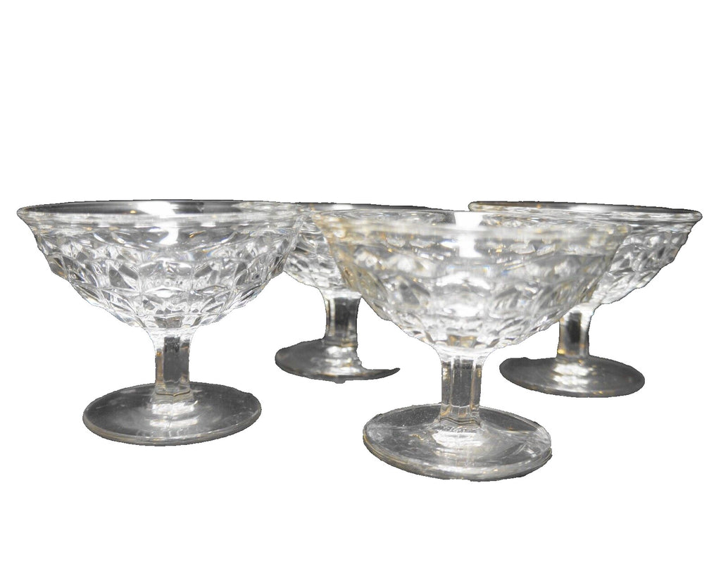 Fostoria American Flared Champagne Sherbets Set of 4