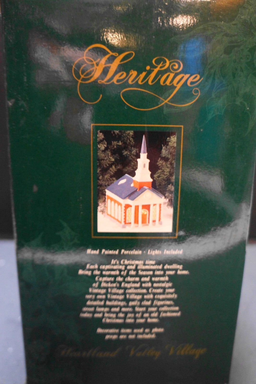Heartland Valley Dickens Keepsake Church Lamp Christmas Village