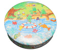Keller Charles Fun Animal Print Ole Swimming Hole Round Tin Box
