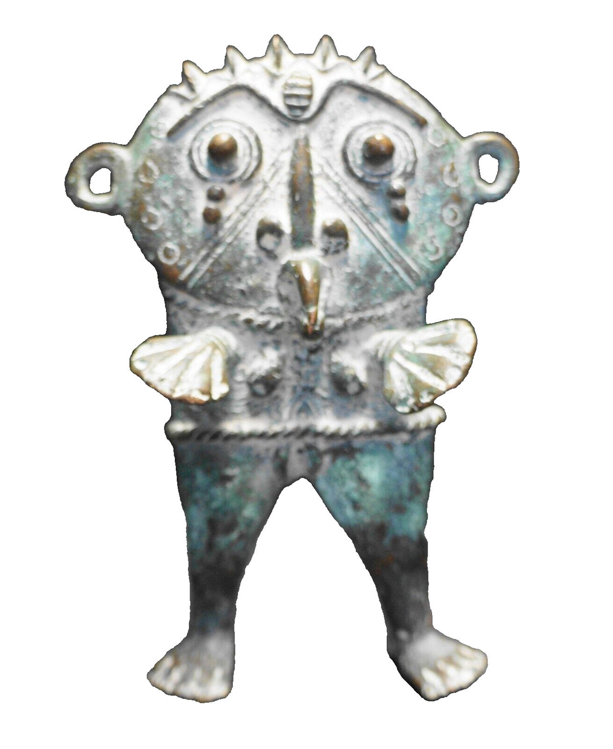 Congo Kungu Bronze Verdigris Fertility Doll Female