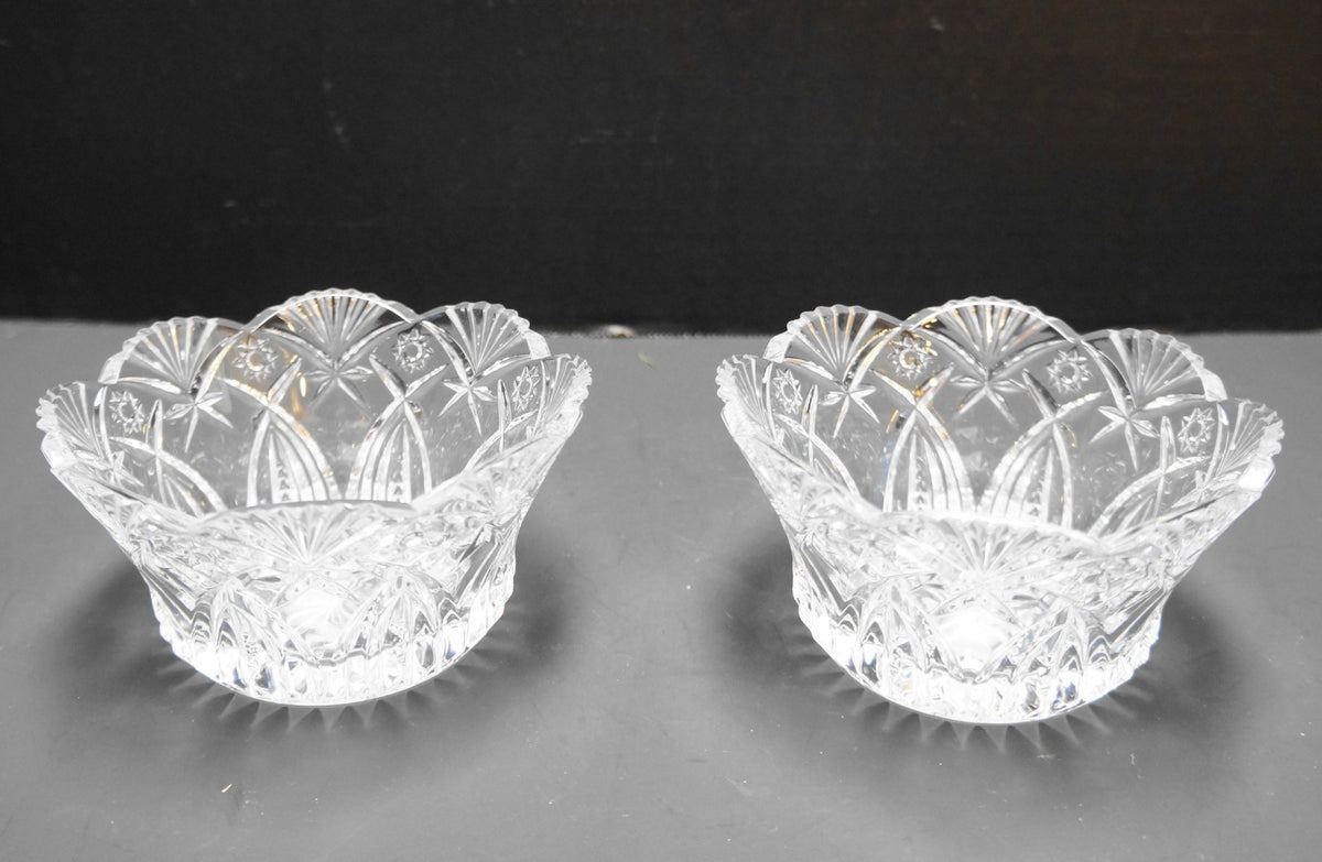 Cristal D'Arques J.G. Durand Vincennes 5" Bowls Pair