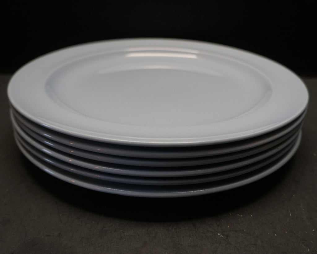 Lavender by Wedgwood Solid Smooth Light Blue Dinner Plates Set of 6