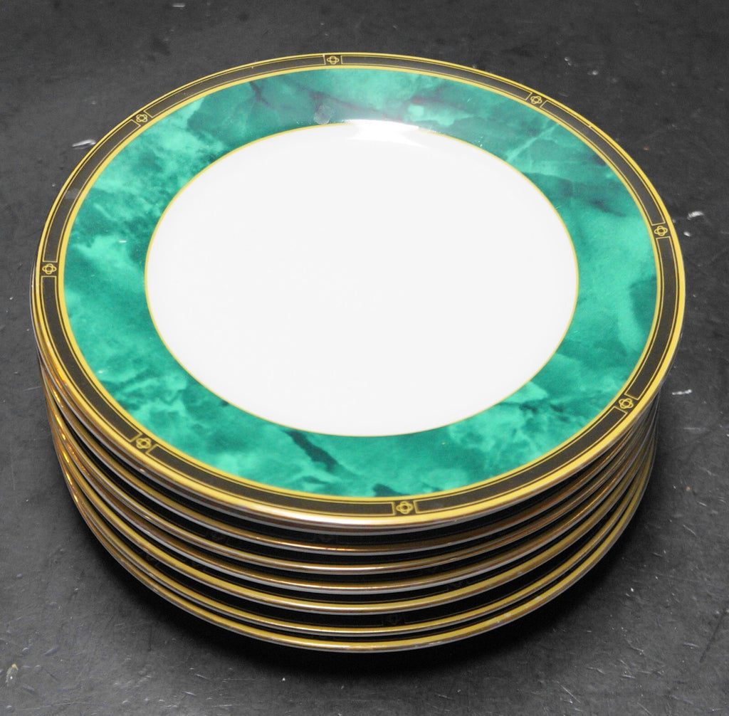 Retroneu Jade Garland Salad Plates Set of 8