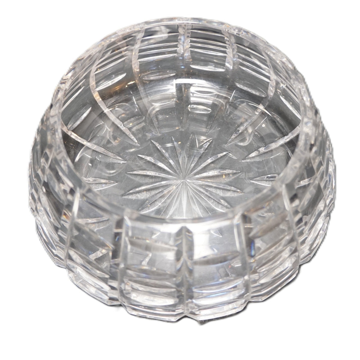 Waterford Crystal Tralee 5" Tapered Serving Bowl Cut Vertical Ovals