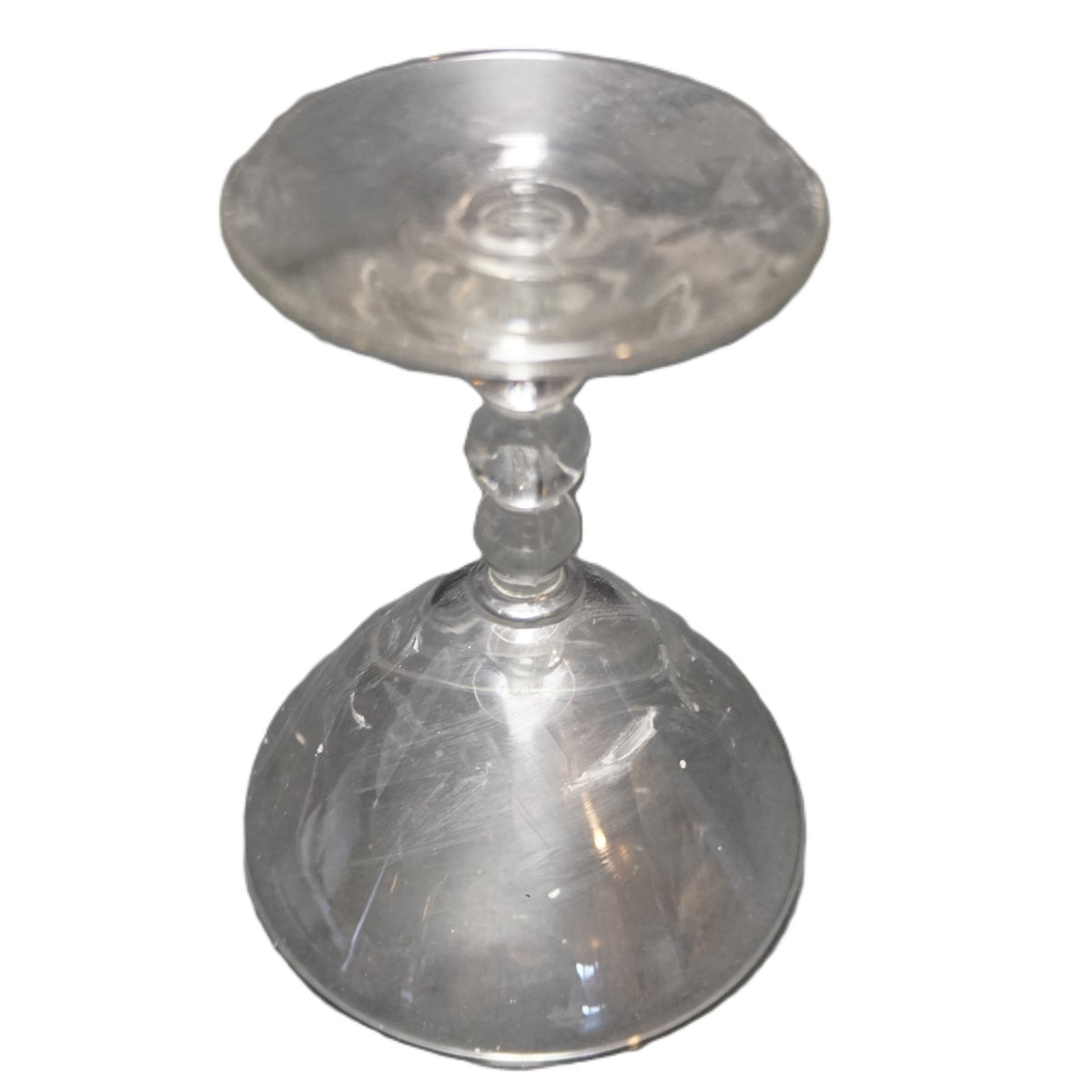 Libbey Knob Hill Stacked Ball Stem Champagne Tall Sherbet