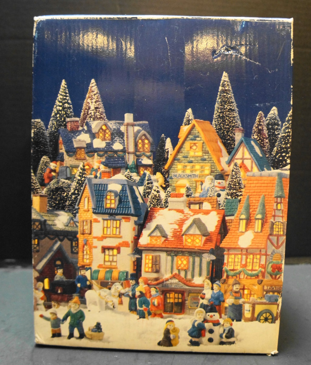 Collins Holiday Expressions Porcelain Lighted House Church Christmas Village