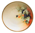 Hand Painted Blackberries Cabinet Plate Imperial Austria Empire PSL 9"