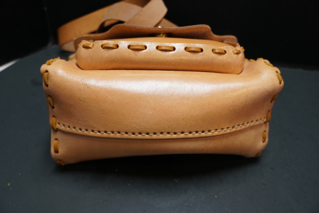 Hand Tooled Leather Light Brown Purse Monkey Palm Tree With Wallet