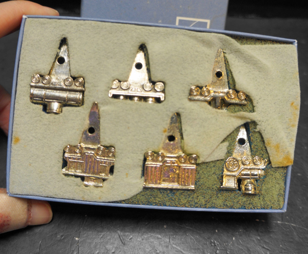 Lunt Silversmiths C125P Train Candle Holders Set of 6