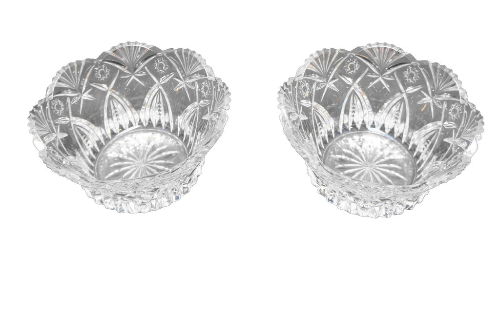 Cristal D'Arques J.G. Durand Vincennes 5" Bowls Pair