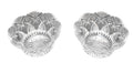 Cristal D'Arques J.G. Durand Vincennes 5" Bowls Pair