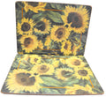 Pimpernel Sunflower Placemats Pair Cork Backs Large 15 3/4" x 11 3/4"
