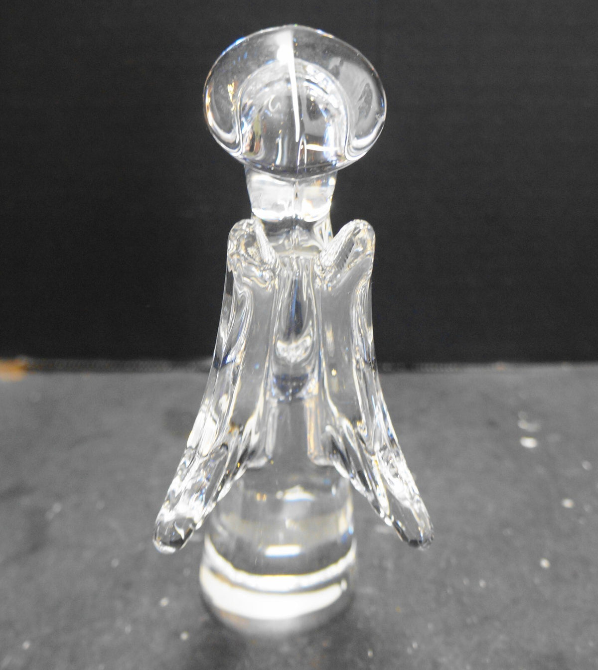 Toscany Lead Crystal Angel Figurine 7 IN Japan