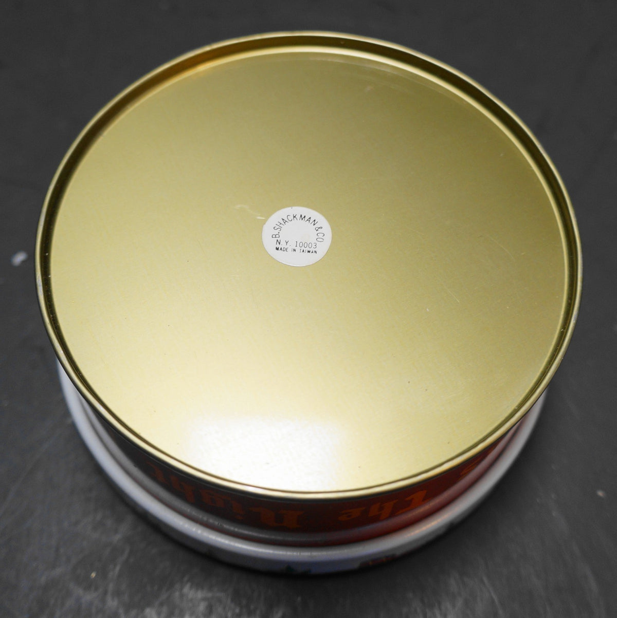 Twas The Night Before Christmas Vintage Tin Round B. Shackman