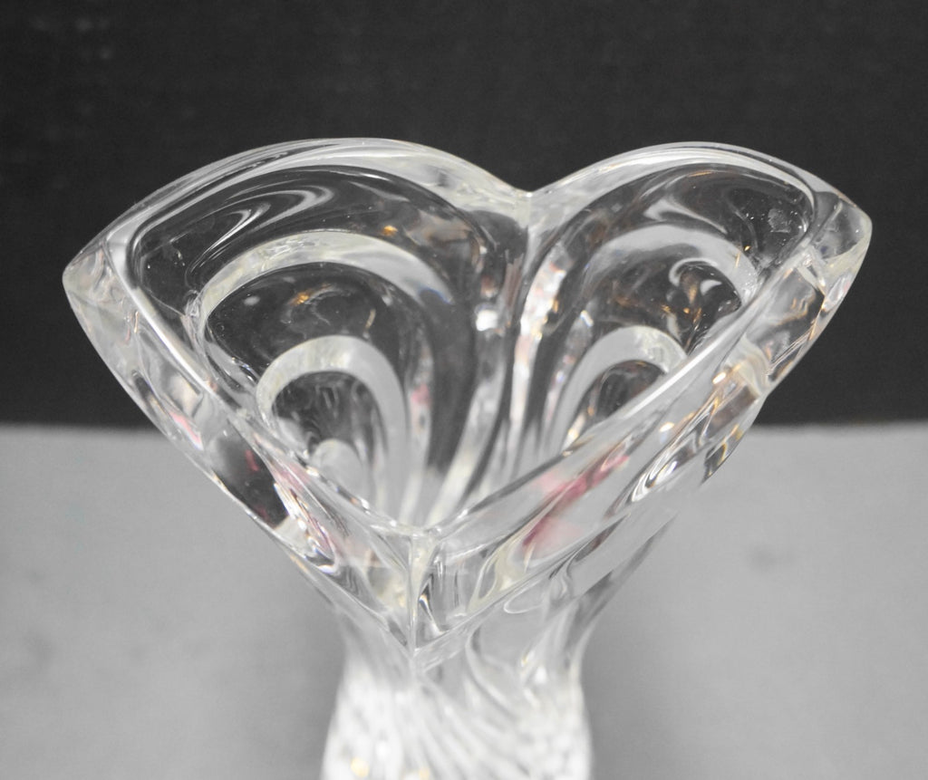 Mikasa Spring Flair Lead Crystal 8" Vase With Box