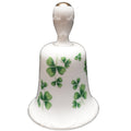 Lefton Shamrock Hand Painted Porcelain Bell Vintage