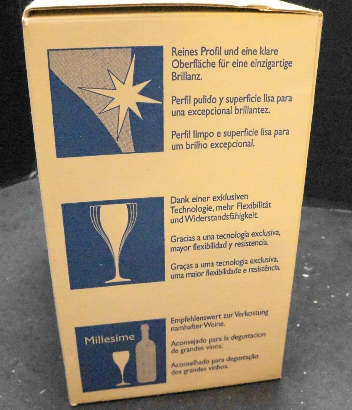 Bormioli Rocco Aria Altea Champagne Flutes Set of 6 With Box