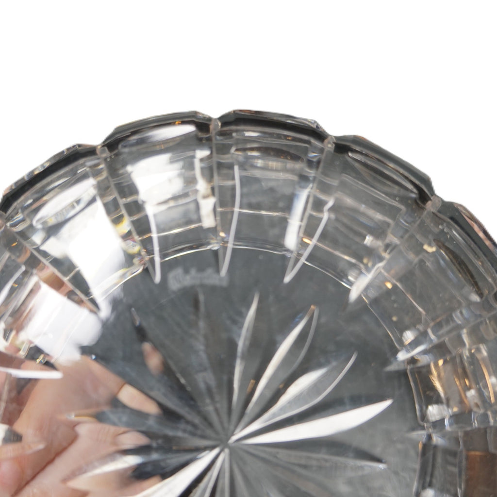 Waterford Crystal Tralee 5" Tapered Serving Bowl Cut Vertical Ovals
