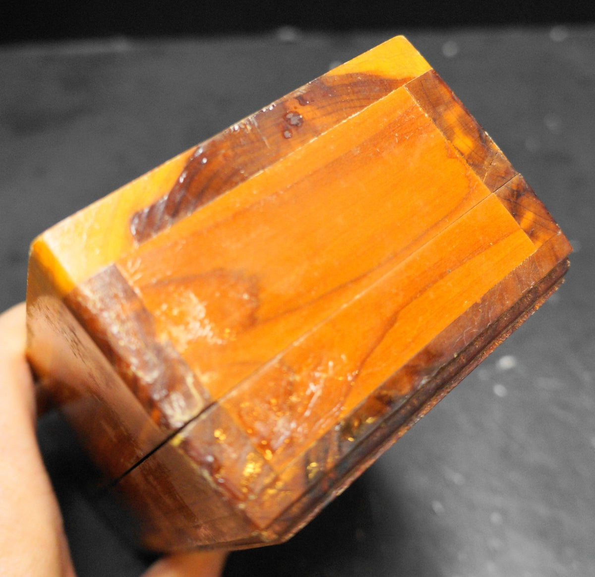 Las Vegas, Nevada Souvenir Small Cedar Trinket Box Wood