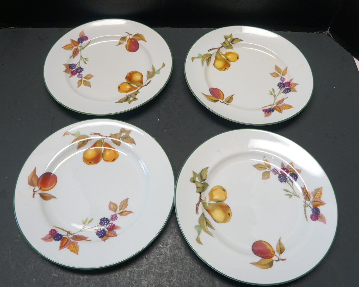 Royal Worcester Evesham Vale Salad Plates Set of 4