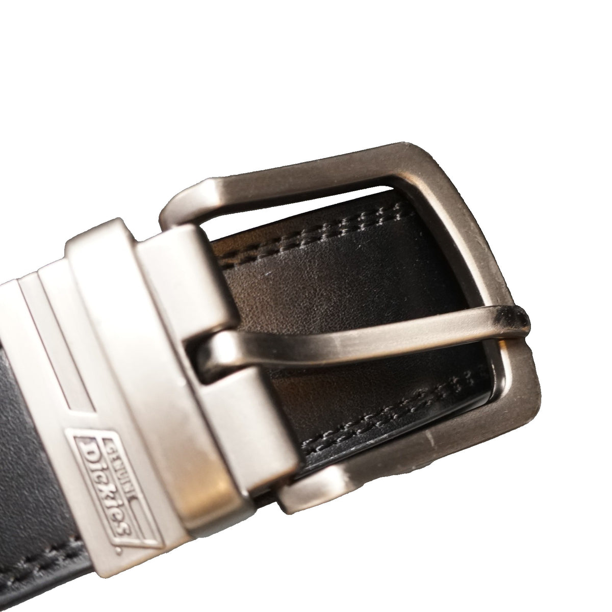 Dickies Men's Black Brown Leather Belt XXL 50